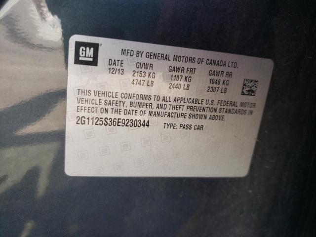 Photo 10 from auction – 2014 CHEVROLET IMPALA LT with VIN 2G1125S36E9230344