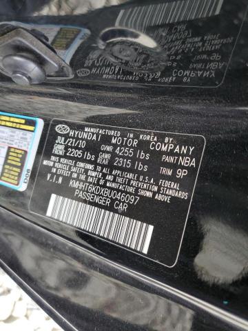 Photo 10 from auction – 2011 HYUNDAI GENESIS CO with VIN KMHHT6KDXBU046097