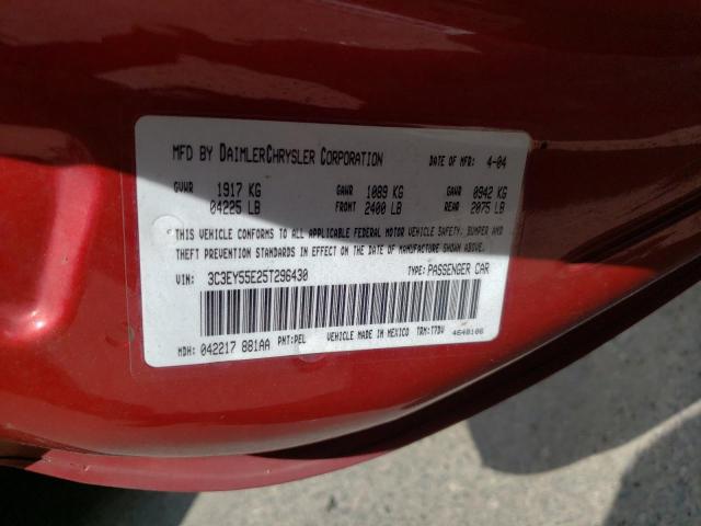 Photo 10 from auction – 2005 CHRYSLER PT CRUISER with VIN 3C3EY55E25T296430