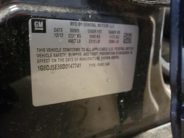 Photo 10 from auction – 2013 CADILLAC CTS PERFOR with VIN 1G6DJ5E38D0147741