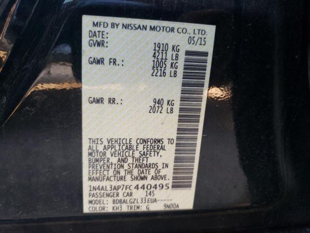 Photo 10 from auction – 2015 NISSAN ALTIMA 2.5 with VIN 1N4AL3AP7FC440495