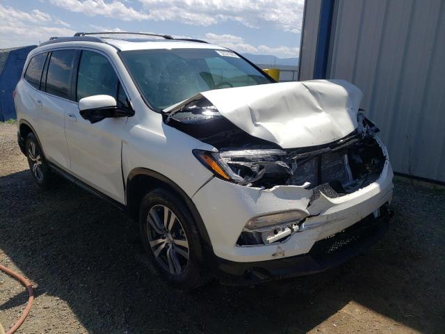 HONDA PILOT EXLN 2017 with VIN 5FNYF6H75HB081998 - Photo from auction