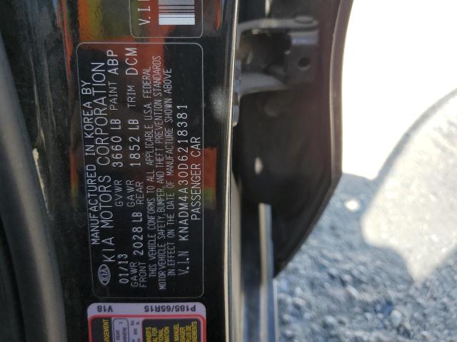Photo 10 from auction – 2013 KIA RIO LX with VIN KNADM4A30D6218381