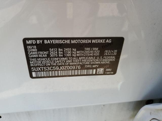 Photo 10 from auction – 2018 BMW X3 XDRIVEM with VIN 5UXTS3C59J0Z00976