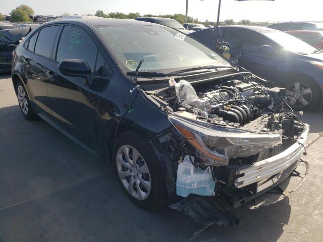 TOYOTA COROLLA LE 2021 with VIN JTDEPMAEXMJ170093 - Photo from auction