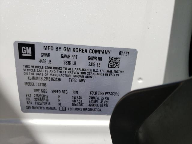 Photo 10 from auction – 2021 BUICK ENCORE GX with VIN KL4MMGSL2MB163436