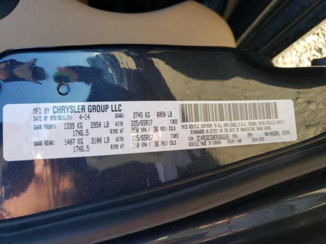 Photo 10 from auction – 2014 DODGE GRAND CARA with VIN 2C4RDGCG0ER393203
