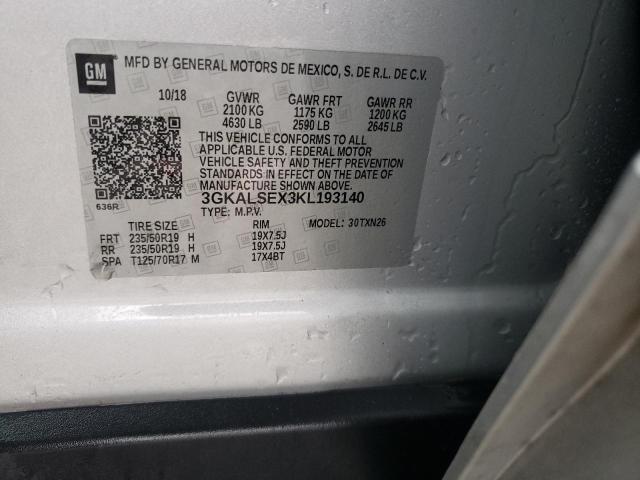 Photo 10 from auction – 2019 GMC TERRAIN with VIN 3GKALSEX3KL193140