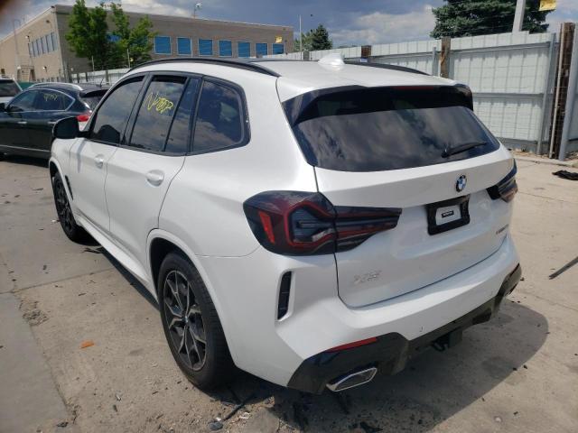 Photo 3 from auction – 2022 BMW X3 XDRIVE3 with VIN 5UX53DP00N9M86644
