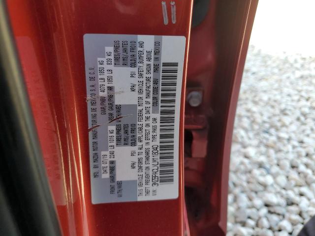 Photo 10 from auction – 2020 MAZDA 3 SELECT with VIN 3MZBPACLXLM118040