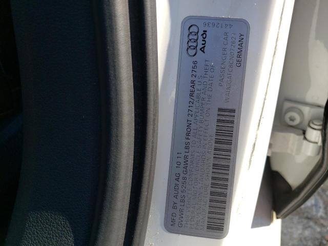 Foto 10 de la subasta – 2012 AUDI A6 PREMIUM con VIN WAUGGAFC8CN072621