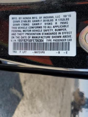 Photo 10 from auction – 2015 HONDA CIVIC LX with VIN 19XFB2F55FE706304