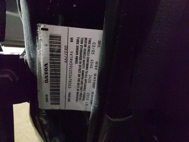 Photo 10 from auction – 2005 VOLVO S60 2.5T with VIN YV1RH592252478363