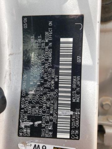Photo 10 from auction – 2006 TOYOTA HIGHLANDER with VIN JTEDP21A860115756