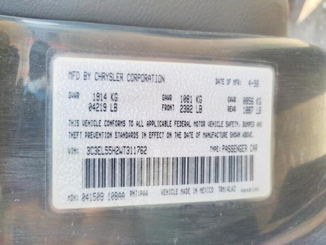 Photo 10 from auction – 1998 CHRYSLER SEBRING JX with VIN 3C3EL55H2WT311762