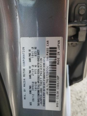 Photo 10 from auction – 2013 MAZDA 3 I with VIN JM1BL1L79D1708004