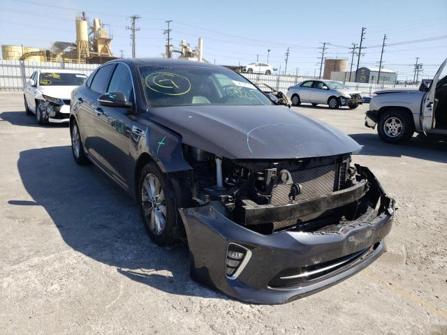 KIA OPTIMA LX 2018 with VIN 5XXGT4L34JG244284 - Photo from auction