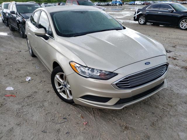 FORD FUSION SE 2018 with VIN 3FA6P0HD8JR283638 - Photo from auction
