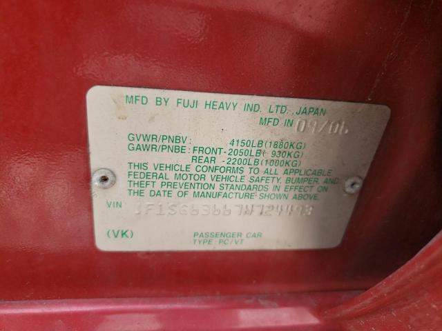 Photo 10 from auction – 2007 SUBARU FORESTER 2 with VIN JF1SG63667H724493