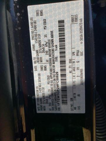 Photo 10 from auction – 2021 FORD F150 SUPER with VIN 1FTEW1CP2MFC50829