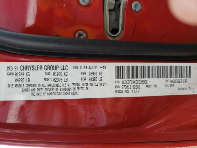 Photo 10 from auction – 2013 DODGE DART LIMIT with VIN 1C3CDFCAXDD330966