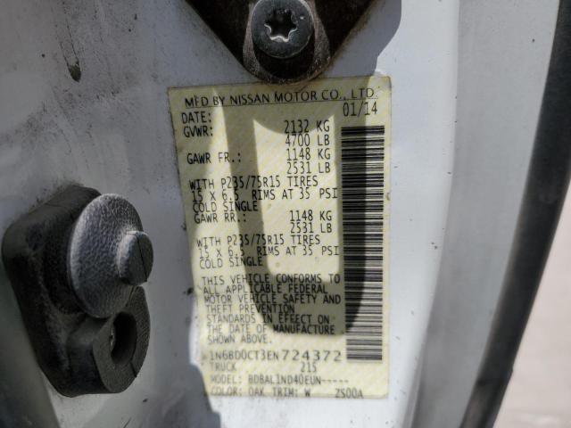 Photo 10 from auction – 2014 NISSAN FRONTIER S with VIN 1N6BD0CT3EN724372