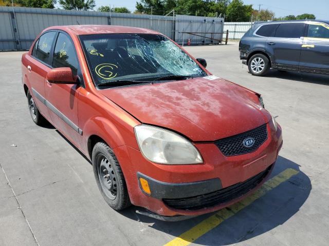 KIA RIO BASE 2008 with VIN KNADE123486377243 - Photo from auction