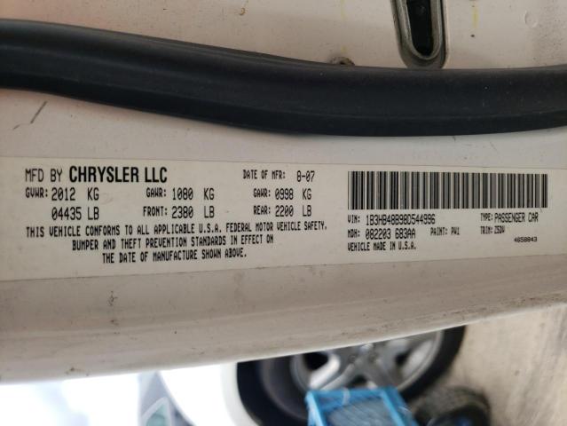 Photo 10 from auction – 2008 DODGE CALIBER SX with VIN 1B3HB48B98D544996