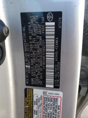 Photo 10 from auction – 2007 TOYOTA CAMRY CE with VIN 4T1BE46K17U662131