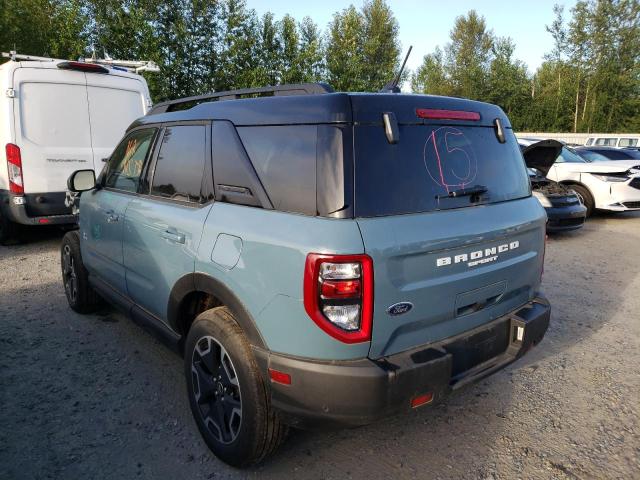 Photo 3 from auction – 2021 FORD BRONCO SPO with VIN 3FMCR9C69MRB12384