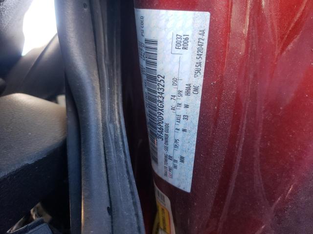 Photo 10 from auction – 2016 FORD FUSION TIT with VIN 3FA6P0D9XGR343252