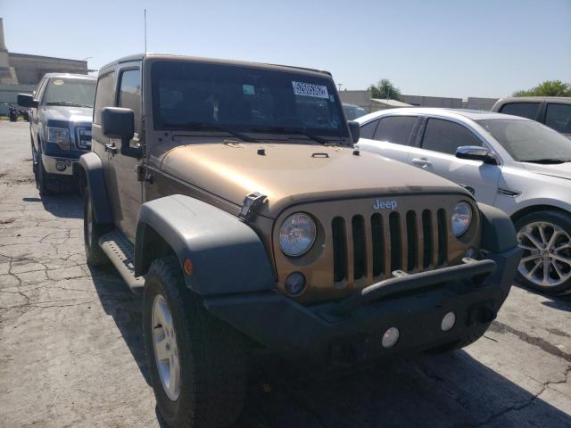 JEEP WRANGLER S 2015 with VIN 1C4AJWAG7FL595212 - Photo from auction
