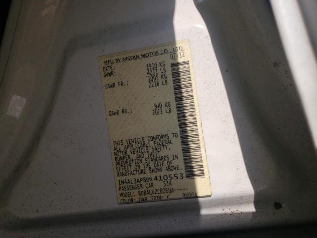 Photo 10 from auction – 2013 NISSAN ALTIMA 2.5 with VIN 1N4AL3AP8DN410553