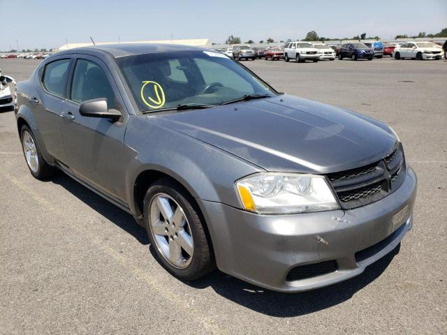 DODGE AVENGER SE 2013 with VIN 1C3CDZAB0DN666956 - Photo from auction
