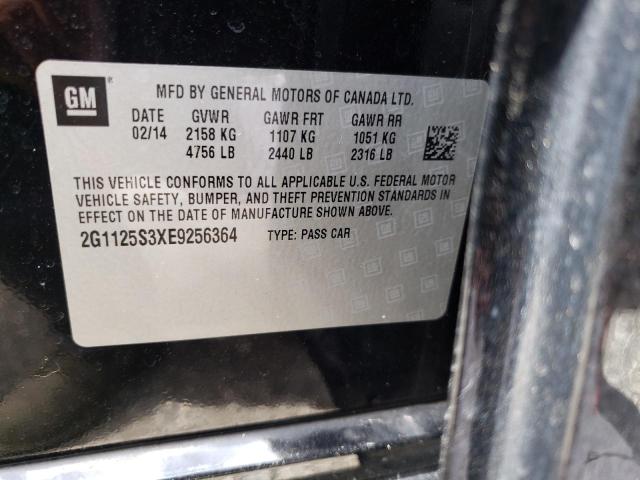 Photo 10 from auction – 2014 CHEVROLET IMPALA LT with VIN 2G1125S3XE9256364