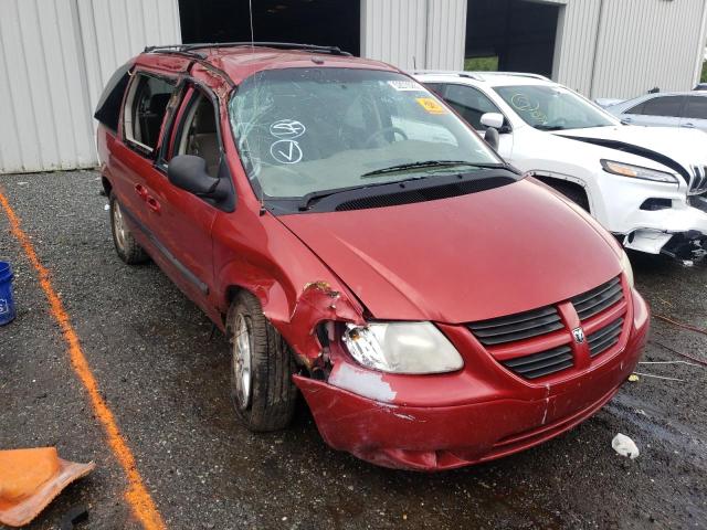 DODGE CARAVAN SX 2007 with VIN 1D4GP45R27B160925 - Photo from auction