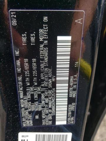 Photo 10 from auction – 2021 TOYOTA HIGHLANDER with VIN 5TDHBRCH7MS535154