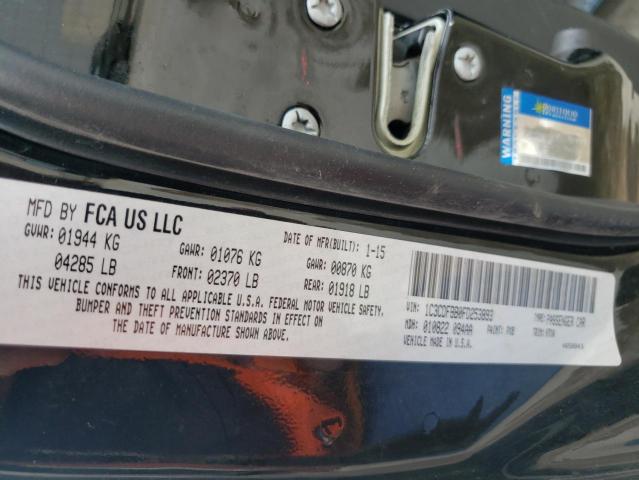 Photo 10 from auction – 2015 DODGE DART SXT with VIN 1C3CDFBB0FD253893