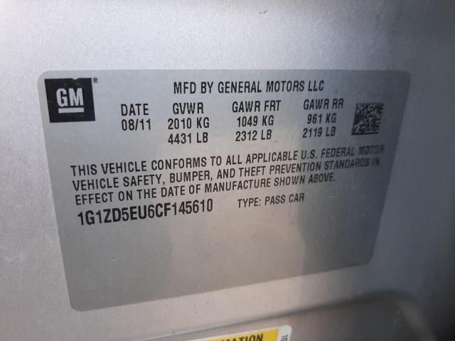 Photo 10 from auction – 2012 CHEVROLET MALIBU 2LT with VIN 1G1ZD5EU6CF145610