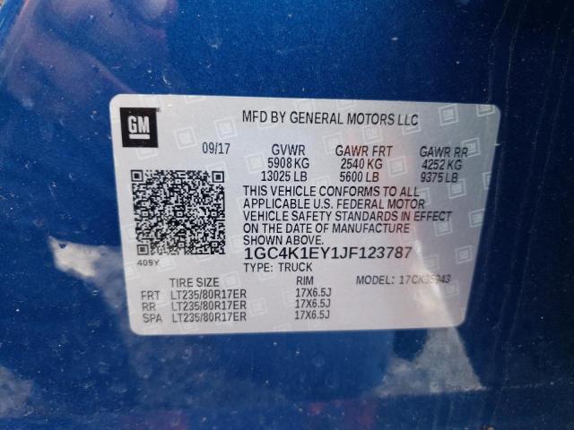 Foto 10 de la subasta – 2019 CHEVROLET SILVERADO con VIN 1GC4K1EY1JF123787