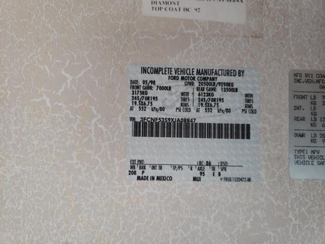 Photo 10 from auction – 1999 OTHER OTHER with VIN 3FCNF53S9XJA08847