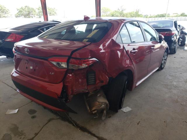 Photo 4 from auction – 2021 TOYOTA COROLLA LE with VIN 5YFEPMAEXMP215674