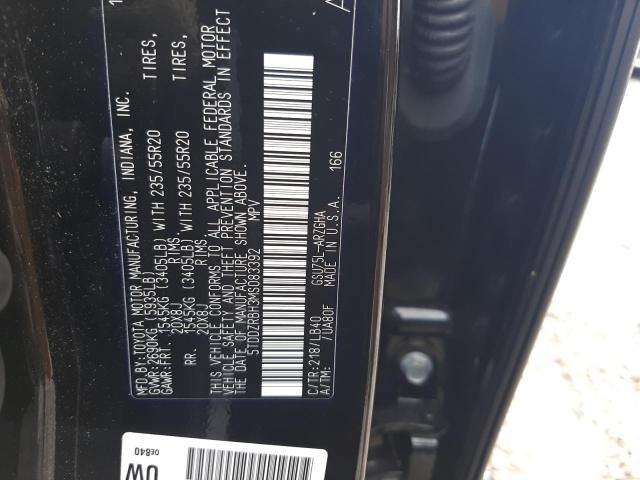 Photo 10 from auction – 2021 TOYOTA HIGHLANDER with VIN 5TDDZRBH3MS083392