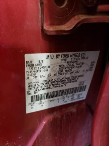 Photo 10 from auction – 2012 FORD EDGE LIMIT with VIN 2FMDK4KC2CBA44879