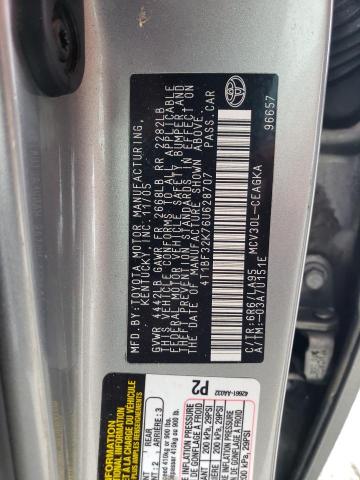 Photo 10 from auction – 2006 TOYOTA CAMRY LE with VIN 4T1BF32K76U628707