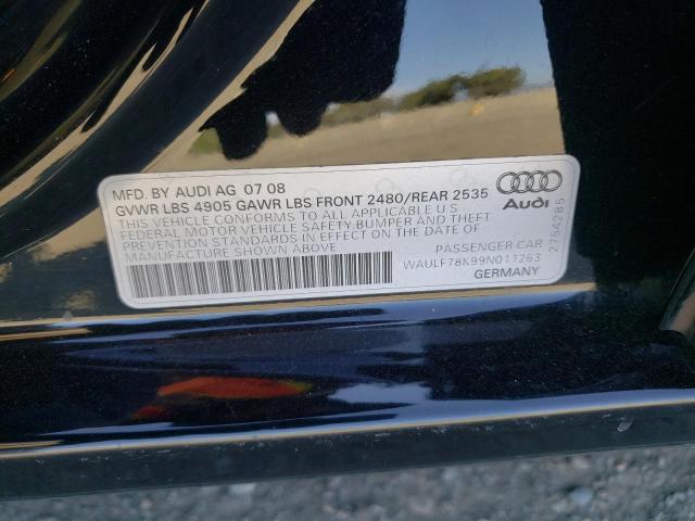 Photo 10 from auction – 2009 AUDI A4 2.0T QU with VIN WAULF78K99N011263