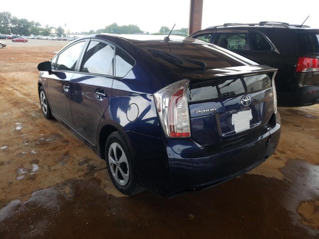 Photo 3 from auction – 2014 TOYOTA PRIUS with VIN JTDKN3DUXE0381386