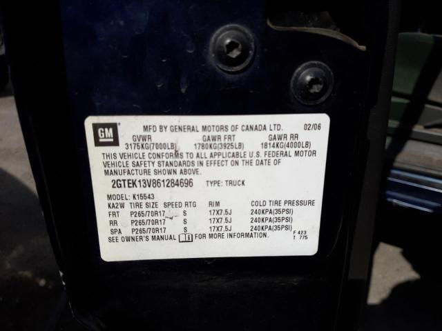 Photo 10 from auction – 2006 GMC NEW SIERRA with VIN 2GTEK13V861284696
