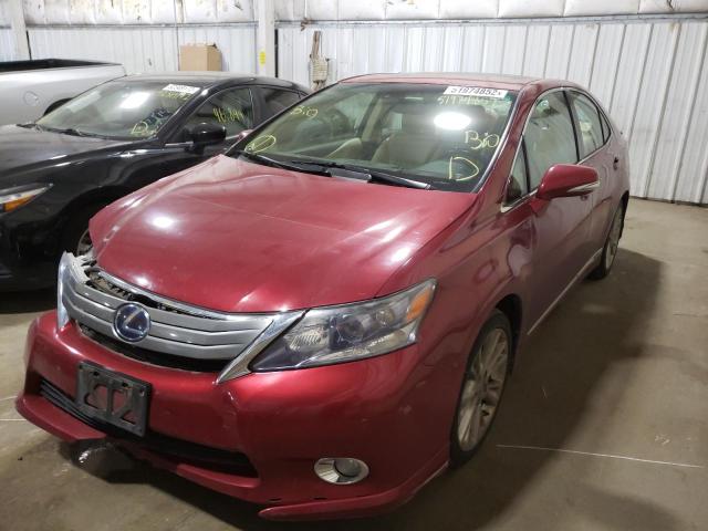 Photo 2 from auction – 2010 LEXUS HS 250H with VIN JTHBB1BA5A2006296