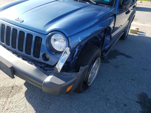 Photo 9 from auction – 2006 JEEP LIBERTY SP with VIN 1J4GL48K76W226071